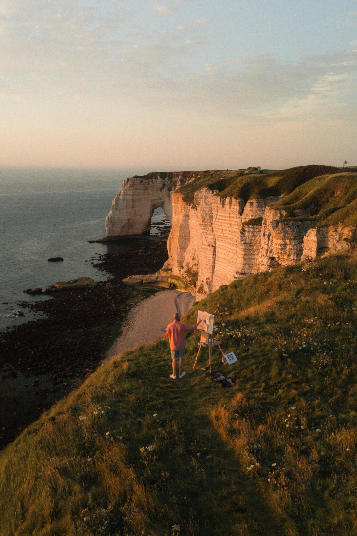 'Falaise La Manneporte. Étretat'