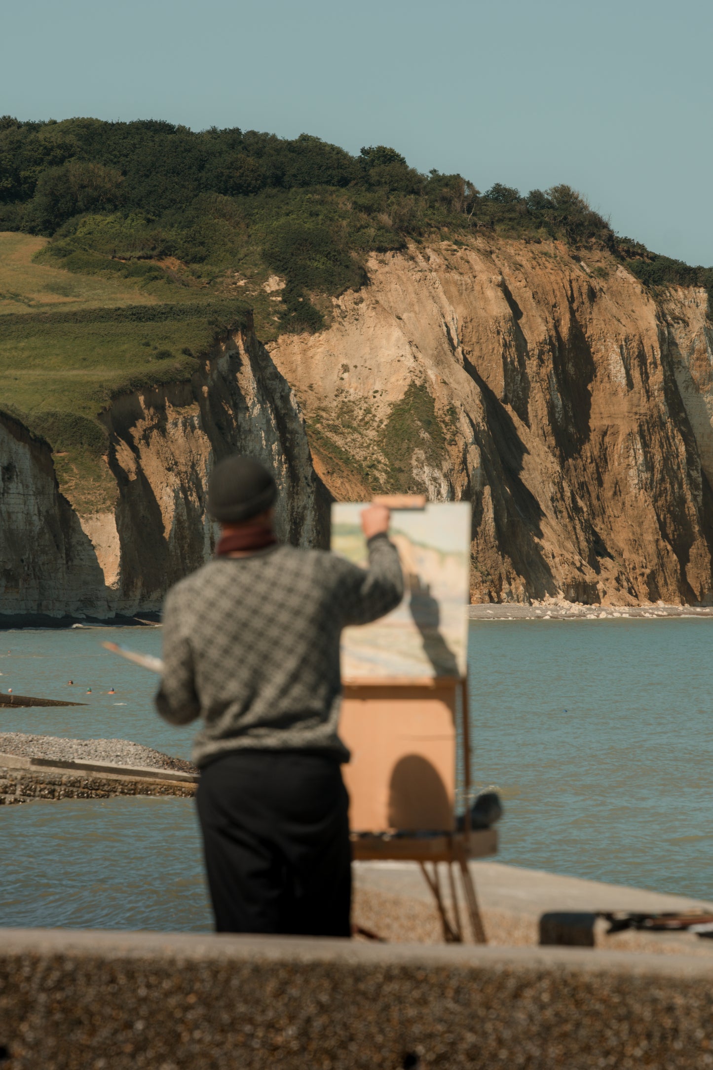 'Klify w południowym Słońcu. Pourville-sur-Mer'