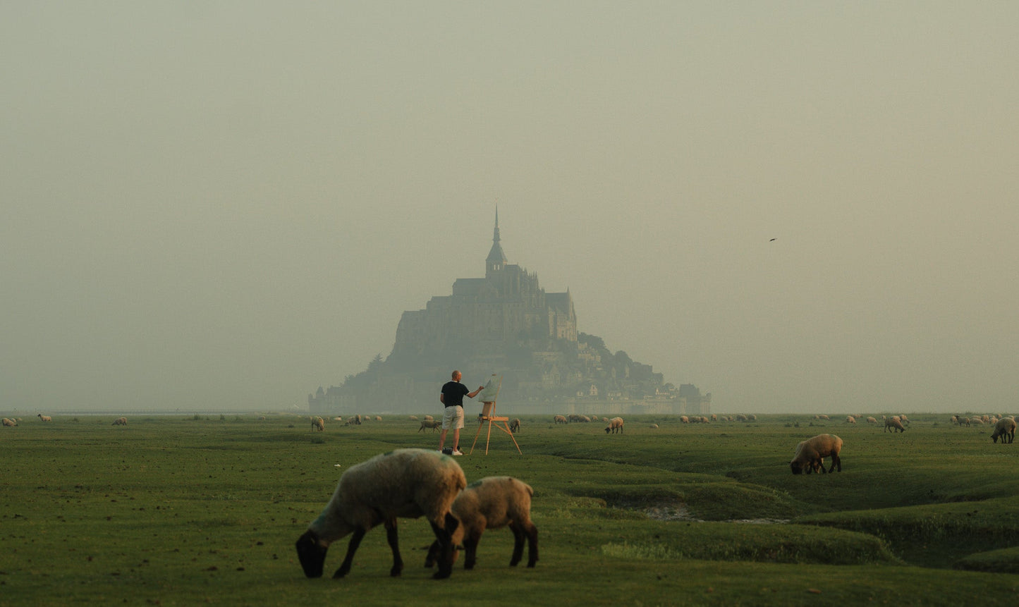 'Mont St Michel at Sunrise'