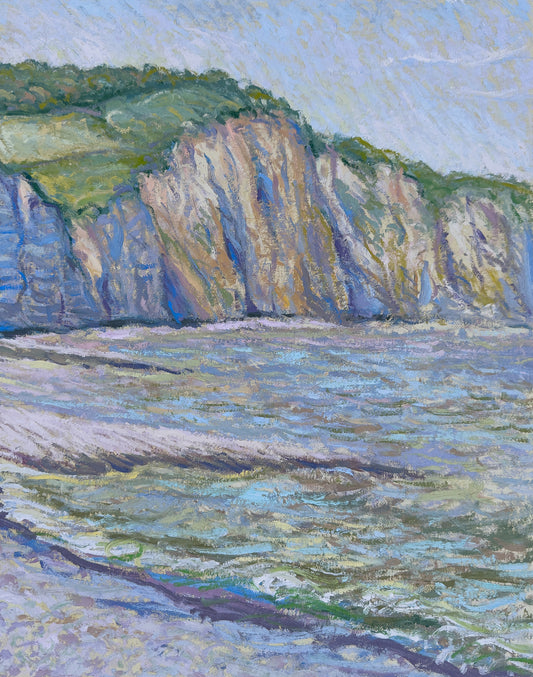 'Cliffs in the Sunlight, Pourville-sur-Mer'