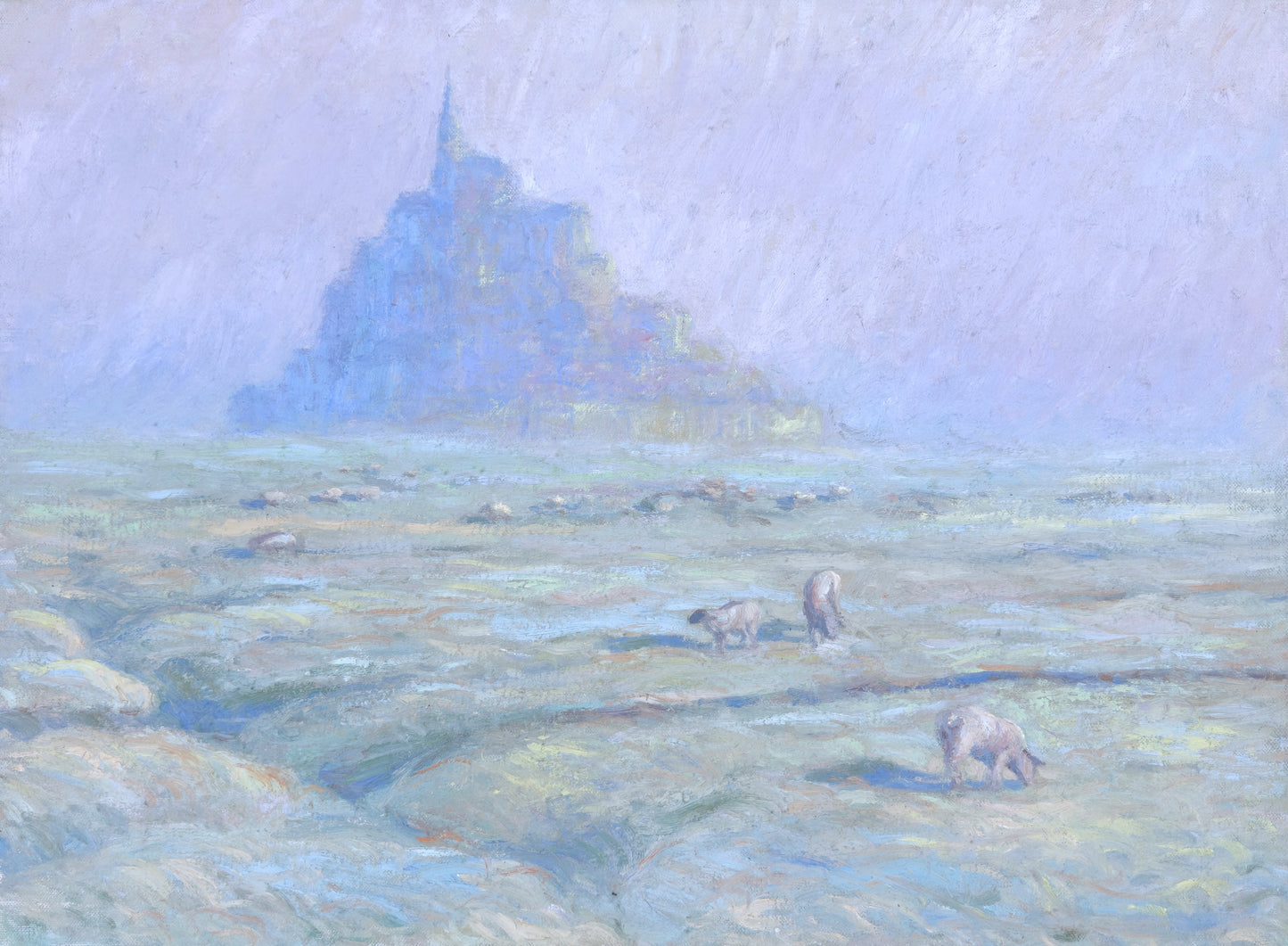 'Mont St Michel at Sunrise'
